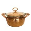 Persian Copper Stock Pot - Traditional Hammered Cooking Style Nima