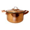 Persian Copper Stock Pot - Traditional Hammered Cooking Style Nina
