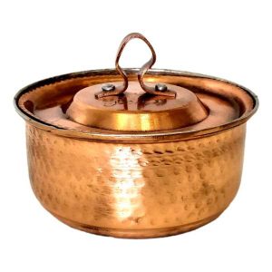 Iranian Hammered Copper Stock Pot Model Saman