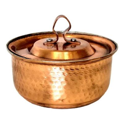 Persian Copper Stock Pot – Traditional Hammered Cooking Style Saman