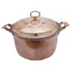 Persian Copper Stock Pot - Traditional Hammered Cooking Style Samani