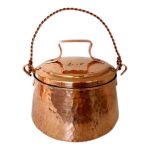 Persian Copper Stock Pot – Traditional Hammered Cooking Style Tina