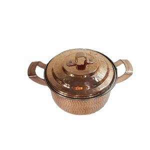 Iranian Hammered Copper Stock Pot Model Vandad