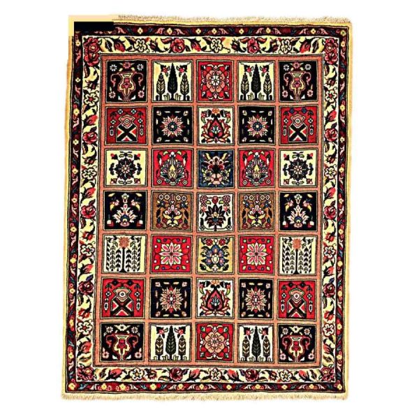 Persian Wool Carpet Hand-Knotted Model Kheshti