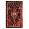 Persian Carpet Intricately Hand-Knotted Medallion Wool Black Lajack