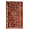 Persian Carpet Intricately Hand-Knotted Medallion Wool Red Toranj