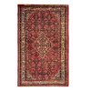 Persian Carpet Intricately Hand-Knotted Medallion Wool Red Toranj