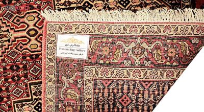 Persian Carpet Intricately Hand-Knotted Medallion Wool Brown