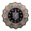 Handcrafted Persian Wooden Wall Clock - Khatam Marquetry Art, Golnaz