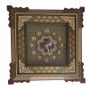 Handcrafted Persian Wooden Wall Clock - Khatam Marquetry Art, Ariyan