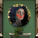 Persian Wooden Poster Print - Persian Girl Wall Art