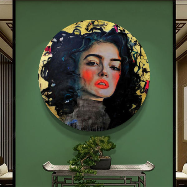 Persian Wooden Poster Print - Persian Girl Wall Art