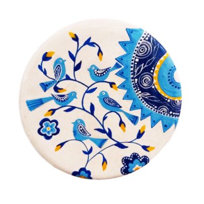 Decorative Pottery Plate Hand-Painted Ahoura II