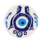 Decorative Pottery Plate Hand-Painted Bahrami