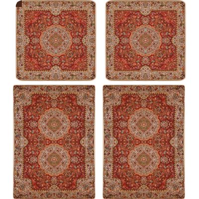 Persian Bedspread Set – Oriental Style Double Size with Termeh Fabric – Mahta