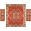Persian Bedspread Set – Oriental Style Double Size with Termeh Fabric – Mahta