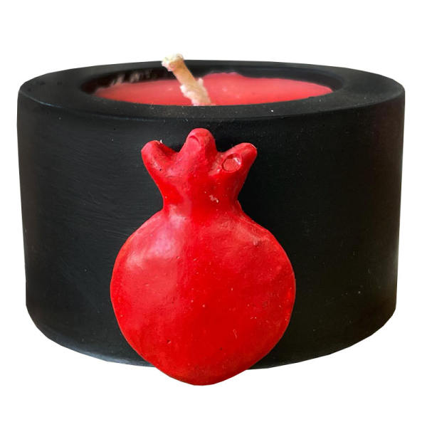Pomegranate Candle – Decorative Pattern, Great for Shabe Yalda
