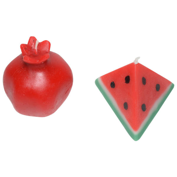Persian Candle for Yalda Night - Pomegranate & Watermelon