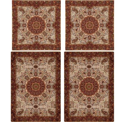 Persian Bedspread Set – Oriental Style Double Size with Termeh Fabric – Nahal