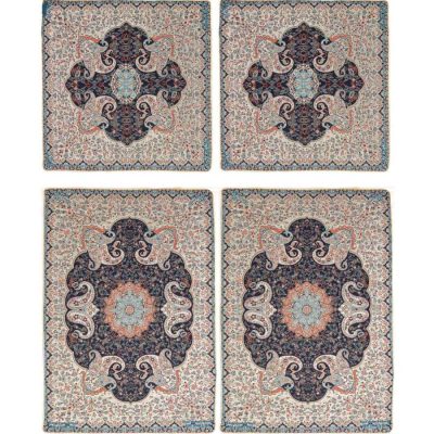 Persian Bedspread Set – Oriental Style Double Size with Termeh Fabric – Toranj