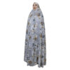 Iranian Cultural Chador for Women – Colorful, Ideal for Daily Use and Namaz, White flowers