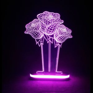 Islamic Table Night Lamp Model Flower