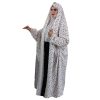 Islamic Namaz Chador with Sleeves for Women Ideal for Praying - White