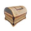 Handcrafted Wooden Jewelry Box with Persian Khatam Design - Roya