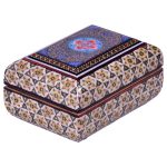 Handcrafted Wooden Jewelry Box with Persian Khatam Design - Setareh