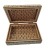 Handcrafted Wooden Jewelry Box with Persian Khatam Design - Sevil