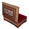 Handcrafted Wooden Jewelry Box with Persian Khatam Design - Zhina