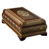Handcrafted Wooden Jewelry Box with Persian Khatam Design - Aras