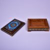 Handcrafted Wooden Jewelry Box with Persian Khatam Design - Ayda