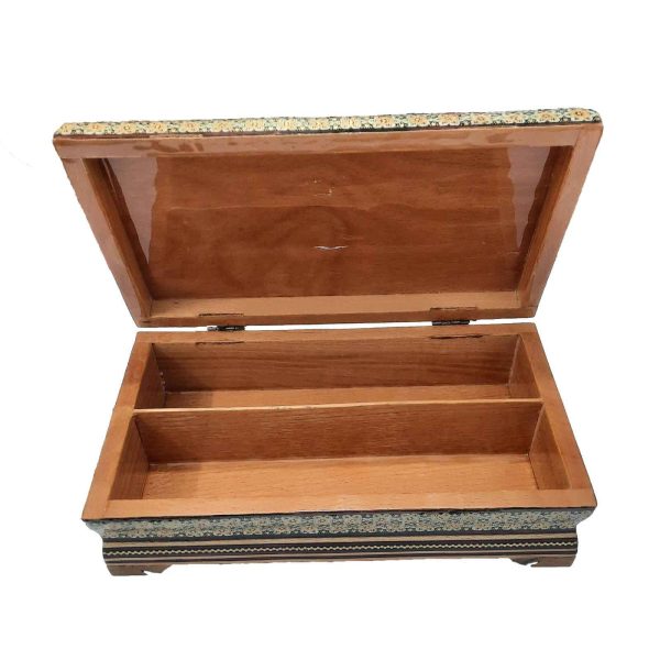 Khatamkari Wooden Coin Box Model Birds