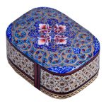 Handcrafted Wooden Jewelry Box with Persian Khatam Design - Bloom