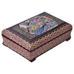 Handcrafted Wooden Jewelry Box with Persian Khatam Design - Caren