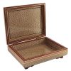 Handcrafted Wooden Jewelry Box with Persian Khatam Design - Goharan