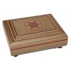 Handcrafted Wooden Jewelry Box with Persian Khatam Design - Goharan