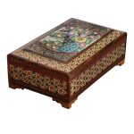 Handcrafted Wooden Jewelry Box with Persian Khatam Design – Pardis