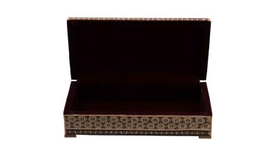 Handcrafted Wooden Jewelry Box with Persian Khatam Design – Rasta