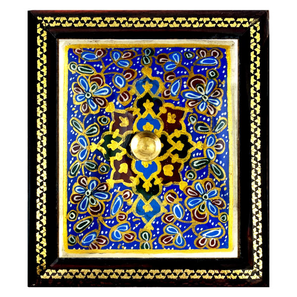 Handcrafted Wooden Jewelry Box with Persian Khatam Design - Vandad