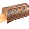 Handcrafted Persian Wooden Tissue Box Cover – Khatamkari Ahoura