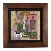 Decorative Persian Framed Tile - Shahnameh Inspired Pattern: Farahani