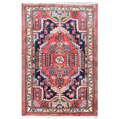 Persian Carpet Intricately Hand-Knotted Medallion Wool Garden