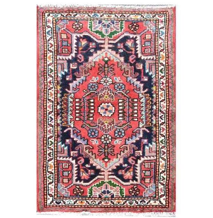 Persian Carpet Intricately Hand-Knotted Medallion Wool Garden