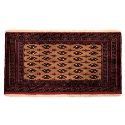 Persian Carpet Intricately Hand-Knotted Tribal Wool Red & Cream