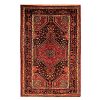 Persian Carpet Intricately Hand-Knotted Tribal Wool Bisheh