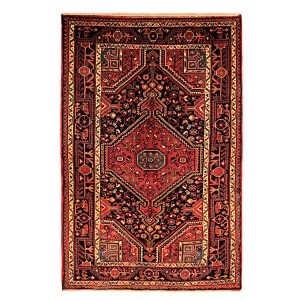 Persian Hand Knotted 2 Meter Hamadan Red Carpet