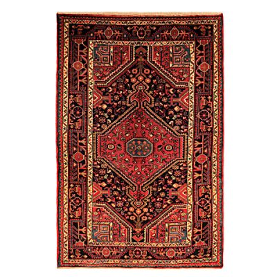 Persian Carpet Intricately Hand-Knotted Tribal Wool Bisheh