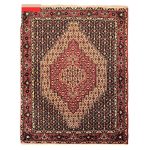 Persian Carpet Intricately Hand-Knotted Medallion Wool Forest